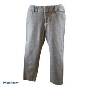 Merona Women’s Gray Stretch Ankle Crop Pant Size 6